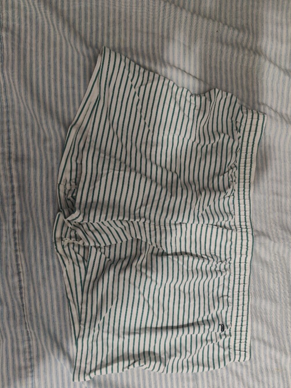 Fabletics 24-7 Slim Boxer - Misty Jade Shoreline Stripe - Large